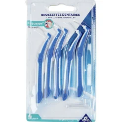 Online Gifi Brossette dentaire x5 polyester bicolore