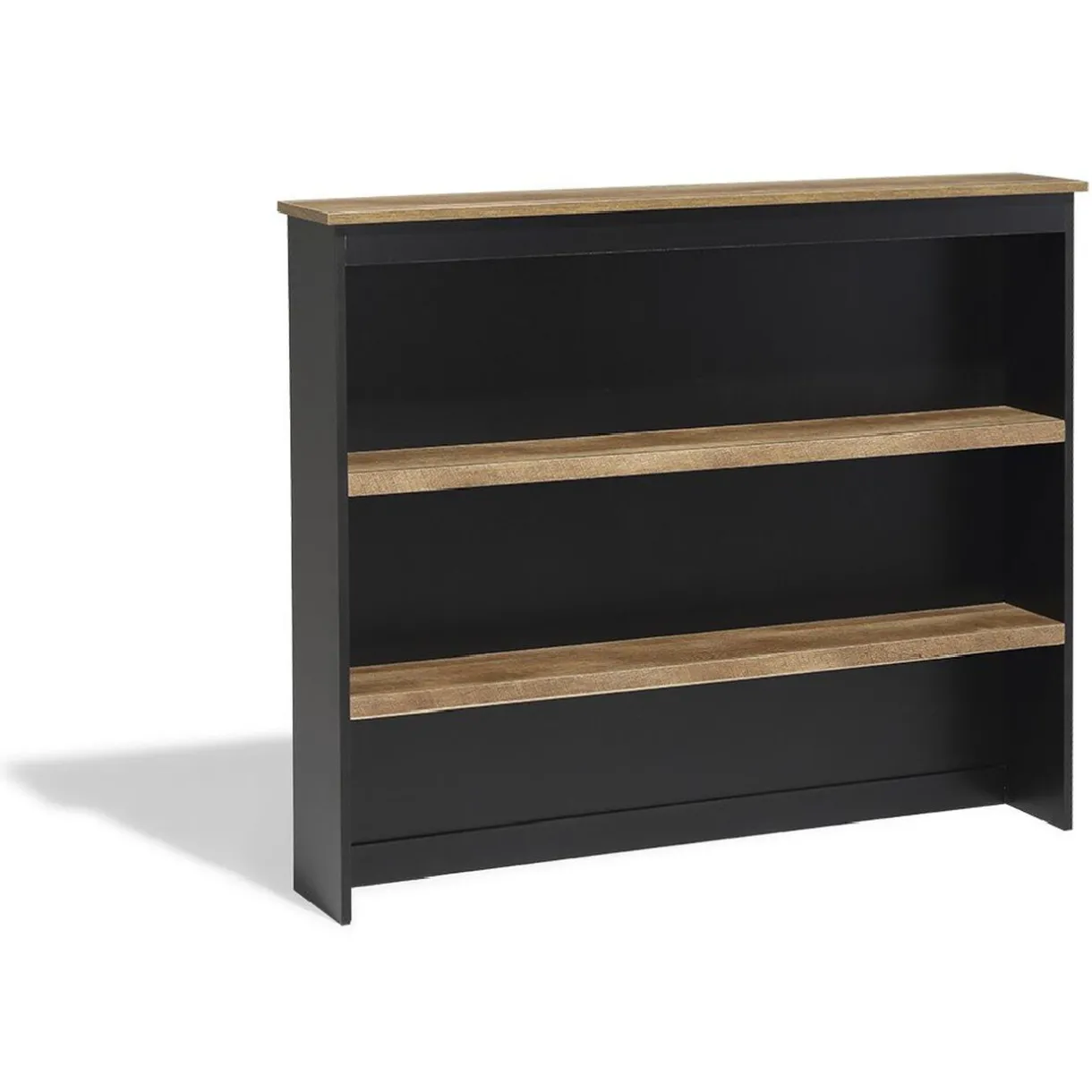 Rangement|Gifi Buffet haut Florence noir et miel 2 étagères