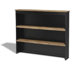 Rangement|Gifi Buffet haut Florence noir et miel 2 étagères