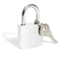 Best Gifi Cadenas en acier gris chromé de 32 mm - 2 clés