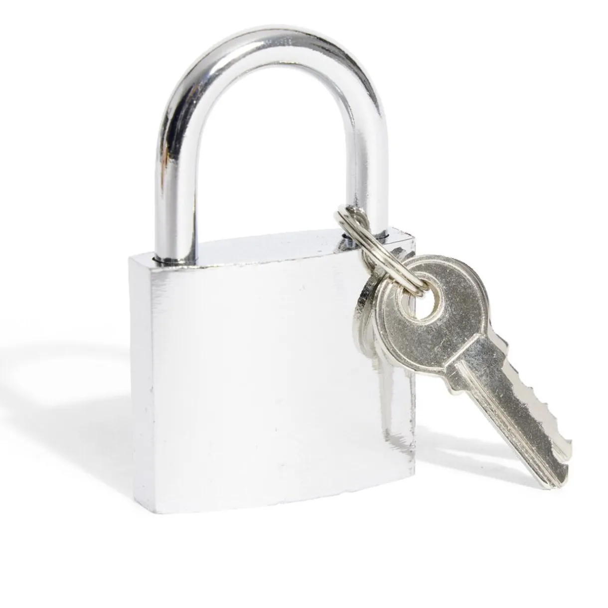 Online Gifi Cadenas en acier gris chromé de 38 mm - 2 clés