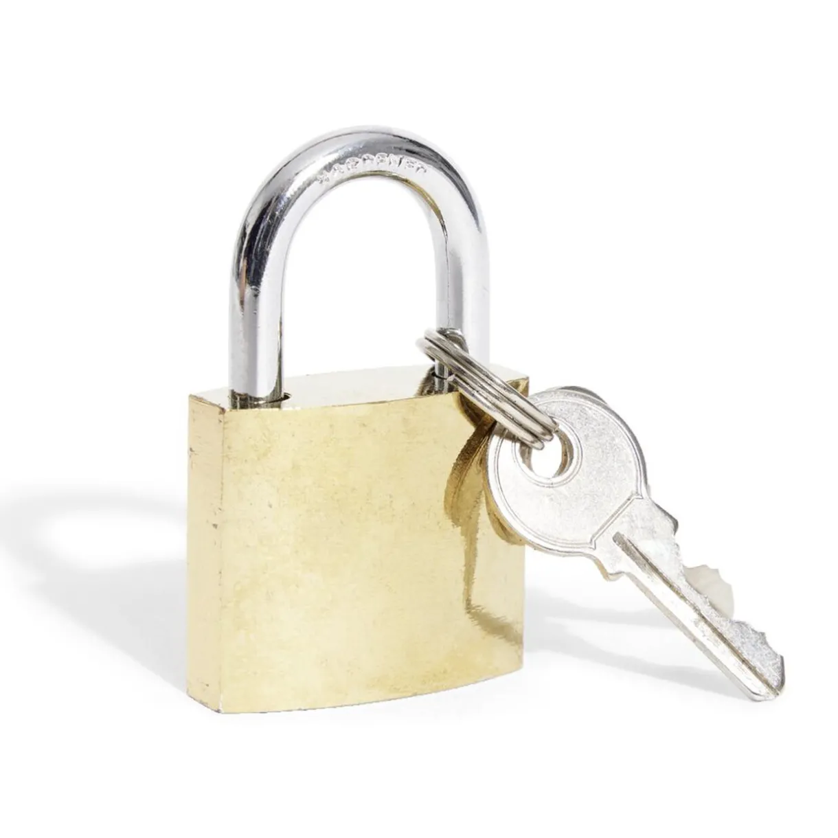 Clearance Gifi Cadenas en acier massif jaune 32mm - 2 clés