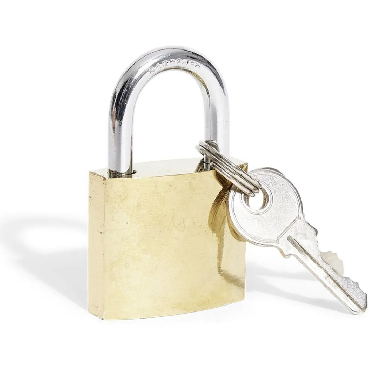 Clearance Gifi Cadenas en acier massif jaune 32mm - 2 clés