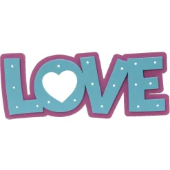 Clearance Gifi Cadre photo lumineux mot LOVE à décorer