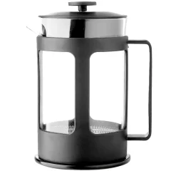 Cafetière à piston en verre noir 800ml^Gifi Discount