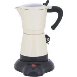 Cafetière italienne électrique Homday rétro beige^Gifi Clearance