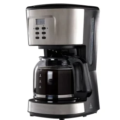 Cafetière programmable noire et grise 1,5 L^Gifi Hot