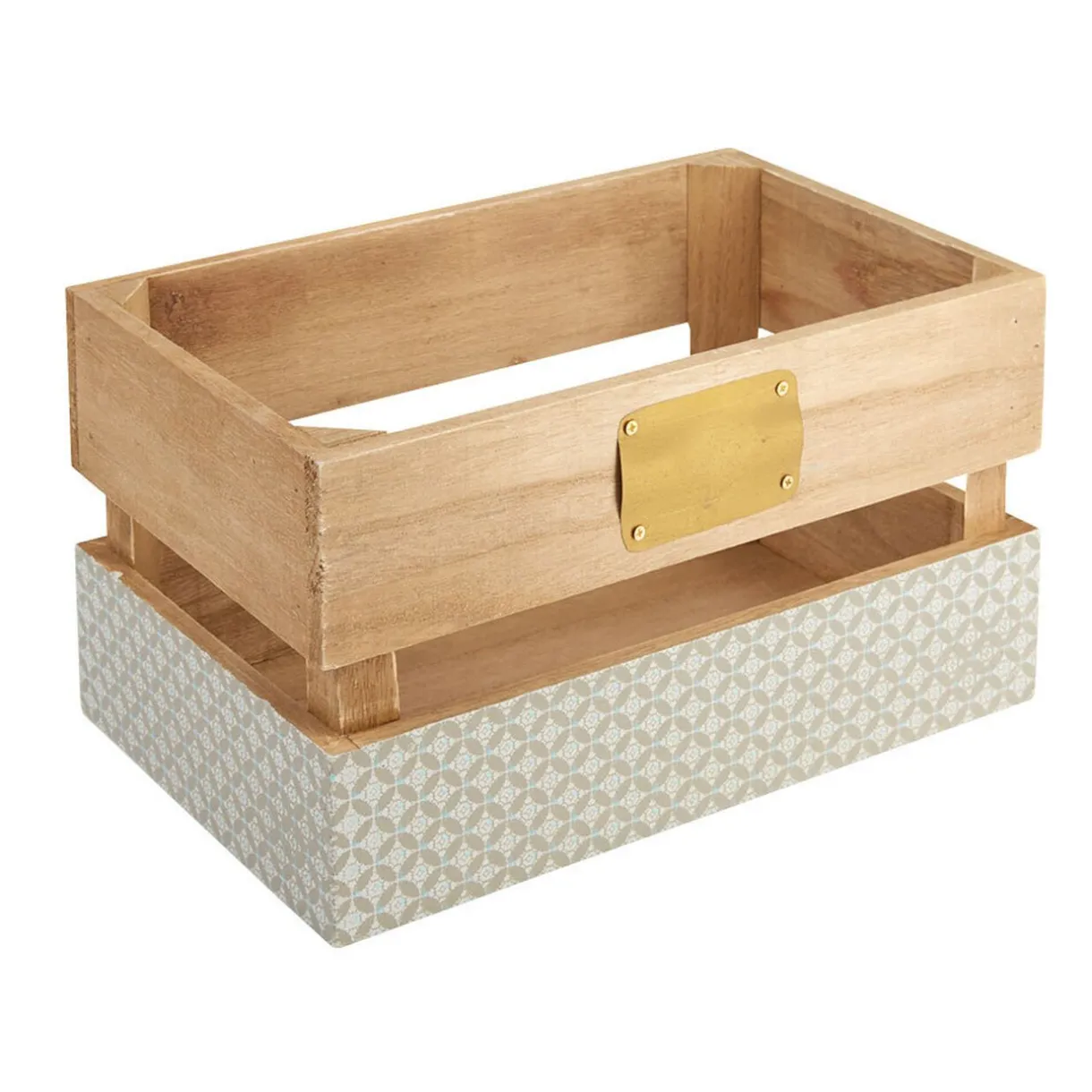 Rangement|Gifi Cagette de rangement déco carreau de ciment