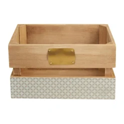 Rangement|Gifi Cagette de rangement déco carreau de ciment