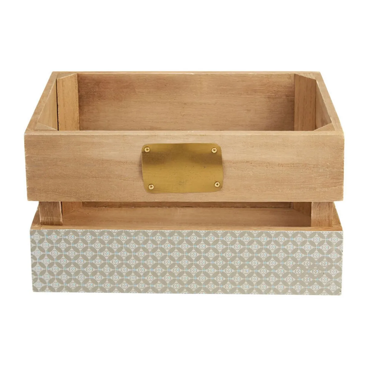 Rangement|Gifi Cagette de rangement déco carreau de ciment