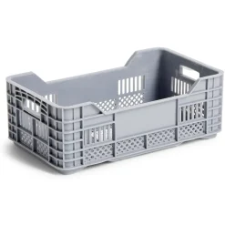 Cagette polypropylène bleue L17x10xH6cm^Gifi Clearance