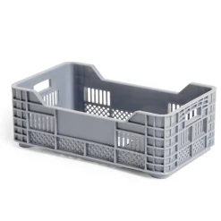 Cagette polypropylène bleue L17x10xH6cm^Gifi Clearance