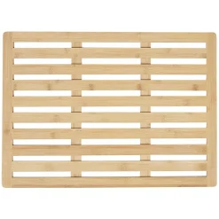 Clearance Gifi Caillebotis de salle de bain en bambou