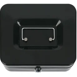 Rangement|Gifi Caisse à monnaie avec 2 clés métal gris foncé