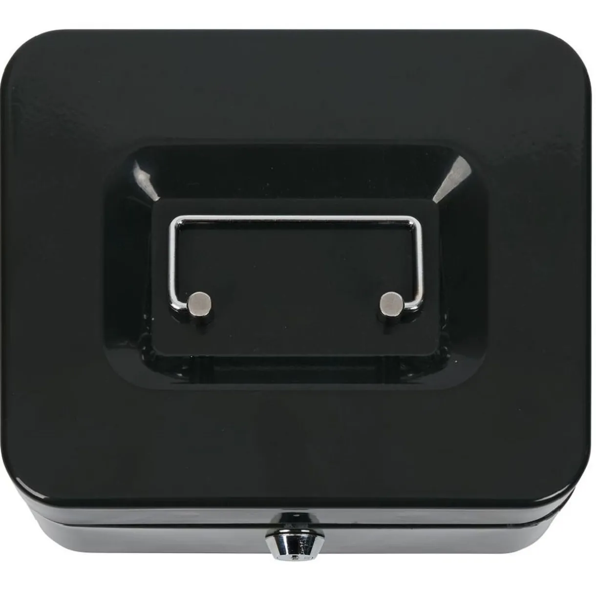 Rangement|Gifi Caisse à monnaie avec 2 clés métal gris foncé