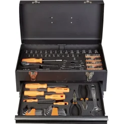 Discount Gifi Caisse à outils en acier 119 pièces