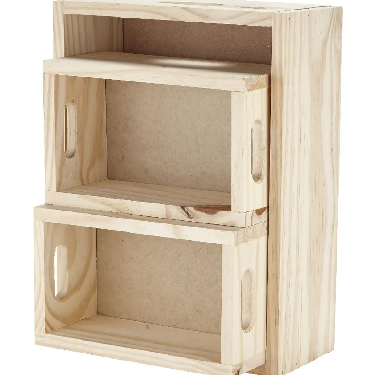 Rangement|Gifi Caisse de rangement en bois x3