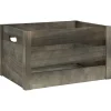 Rangement|Gifi Caisse de rangement en bois Taille L