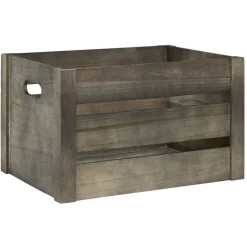 Rangement|Gifi Caisse de rangement en bois Taille M