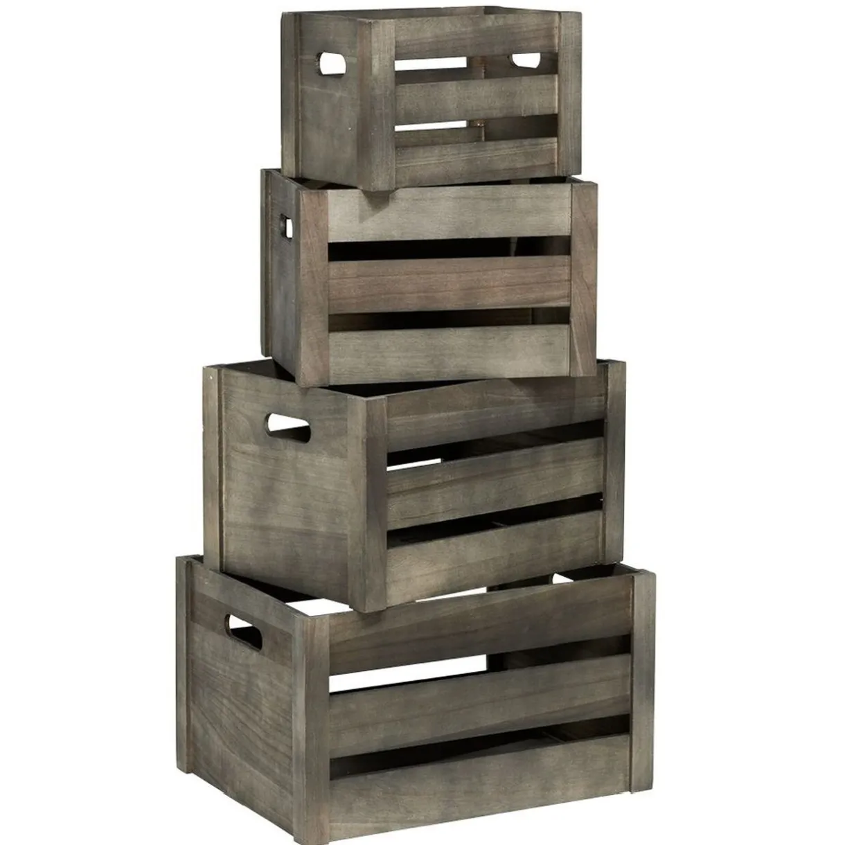 Rangement|Gifi Caisse de rangement en bois Taille M