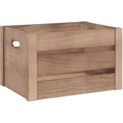 Rangement|Gifi Caisse de rangement en bois Taille M