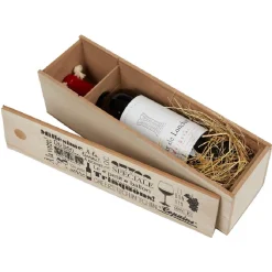 Caisse en bois pour bouteille de vin design naturel^Gifi Sale