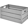 Rangement|Gifi Caisse métallique de rangement gris anthracite x3