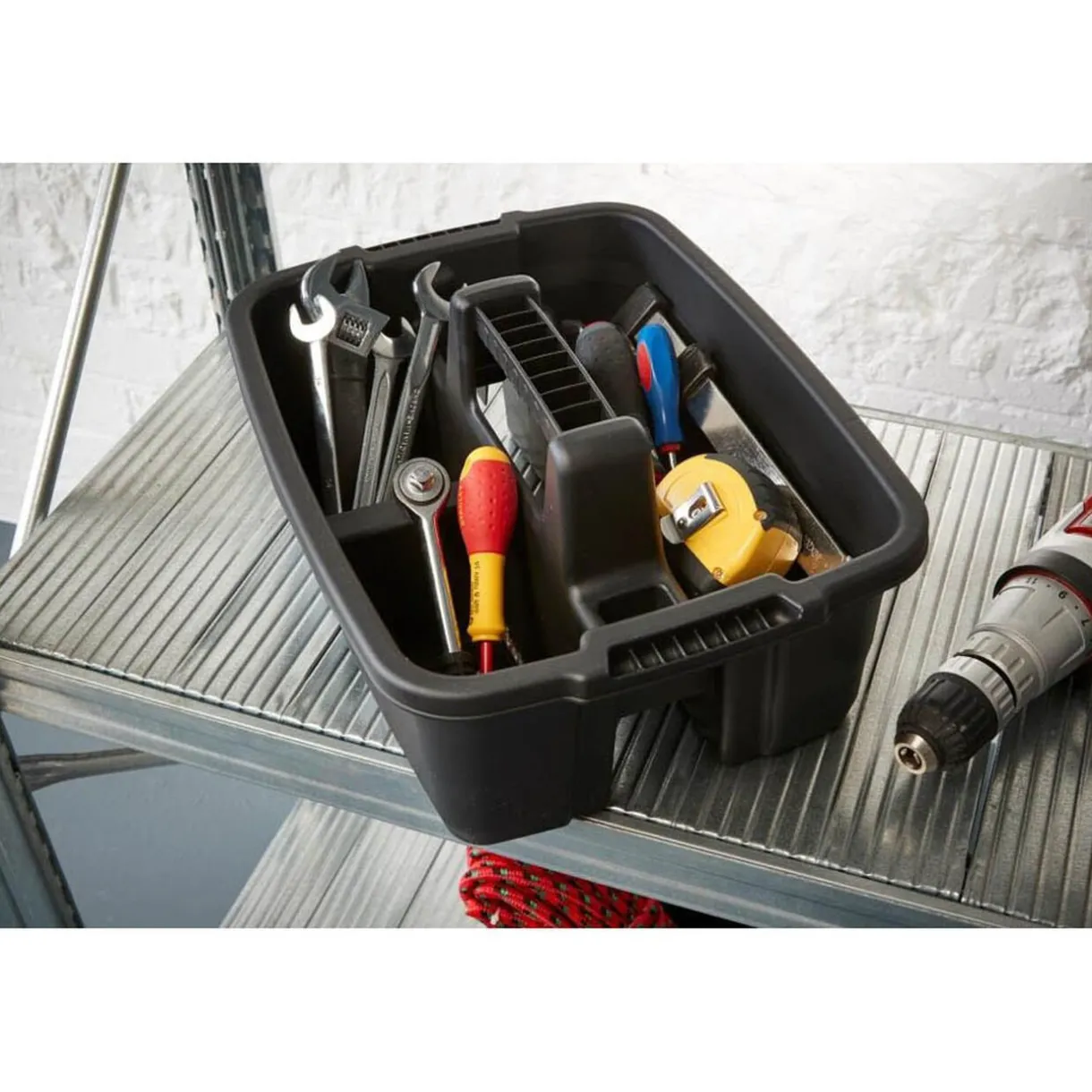 Best Gifi Caisse multiusage noire avec poignée