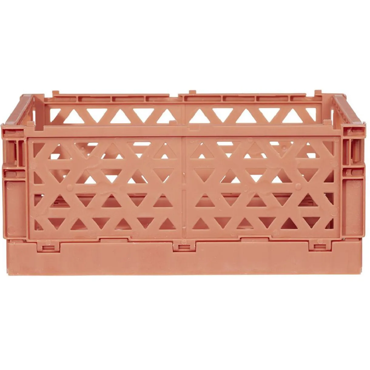 Rangement|Gifi Caisse pliable avec porte-étiquette marron L25xl16,5xH10cm