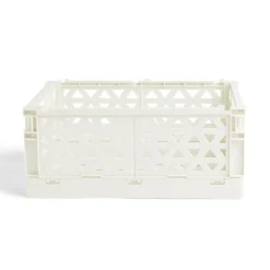 Rangement|Gifi Caisse pliable beige pastel 9,1L- 33x23xH14cm