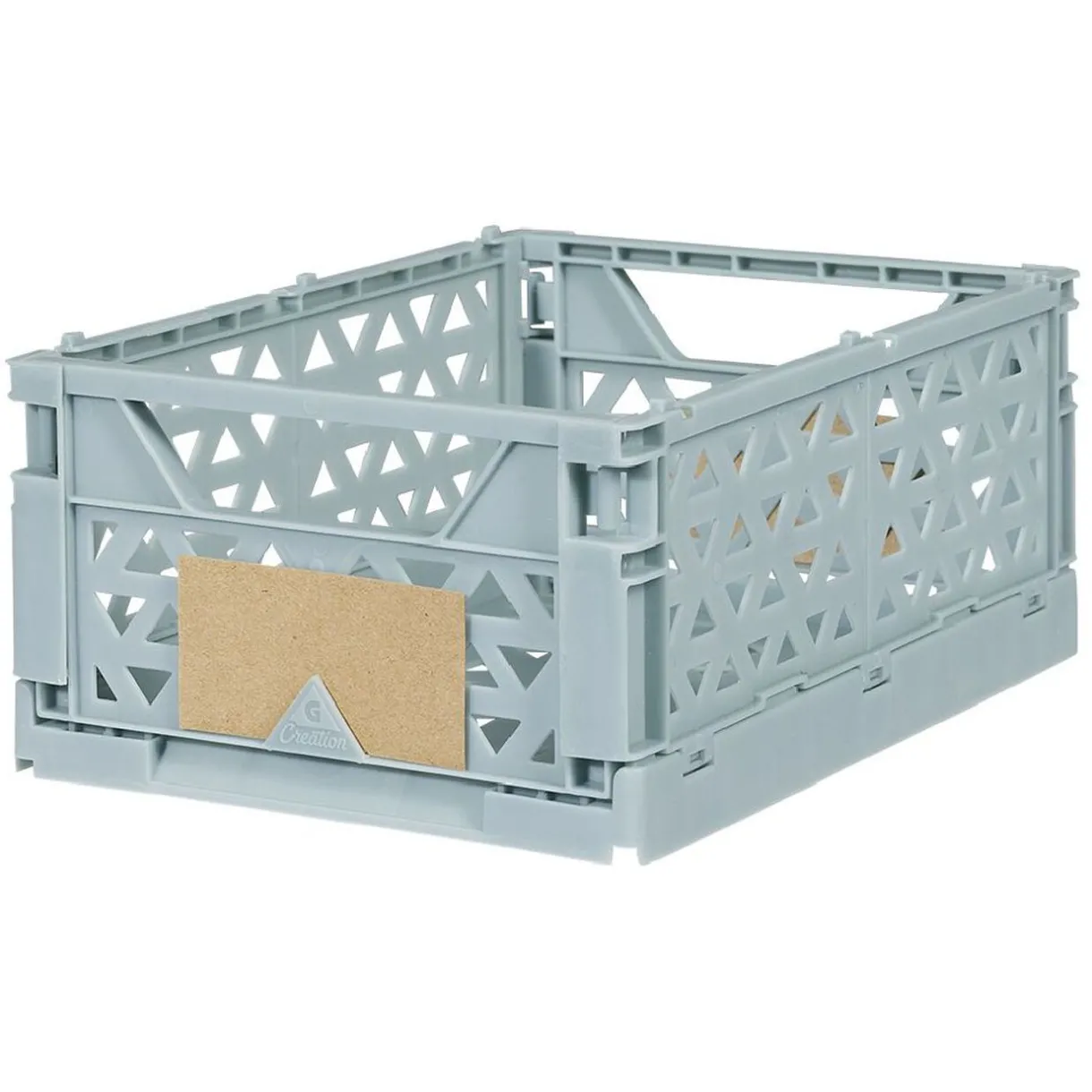 Rangement|Gifi Caisse pliable polypropylène 17x12x7.5cm bleu