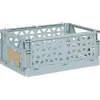 Rangement|Gifi Caisse pliable polypropylène 24x17x10cm bleu