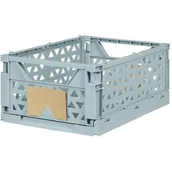 Rangement|Gifi Caisse pliable polypropylène 33x23,3x14,2cm bleu