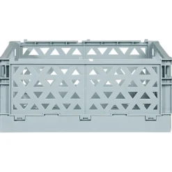 Rangement|Gifi Caisse pliable polypropylène 33x23,3x14,2cm bleu