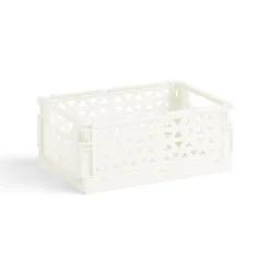 Rangement|Gifi Caisse pliable polypropylène 17x12x7.5cm gris pastel