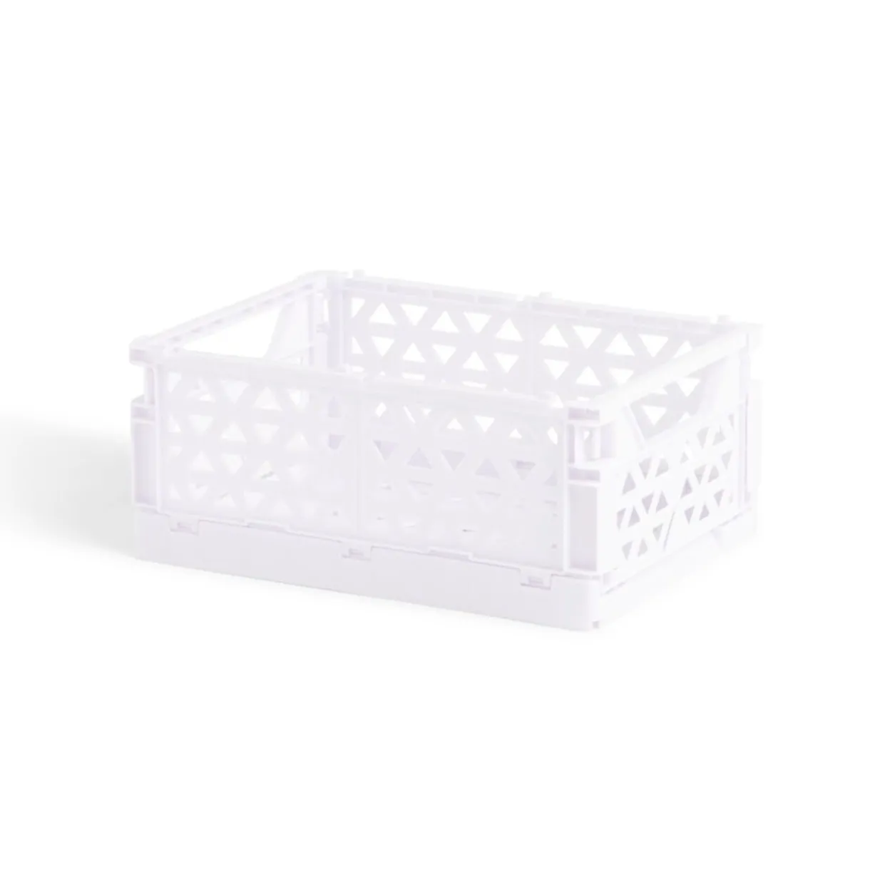 Rangement|Gifi Caisse pliable polypropylène 17x12x7.5cm violet pastel