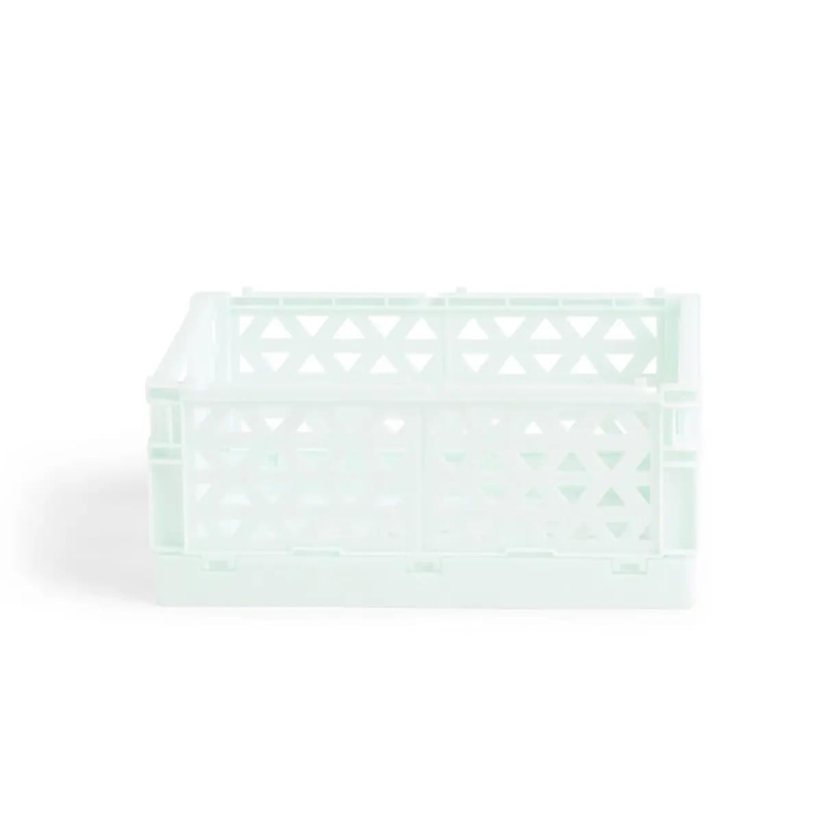 Rangement|Gifi Caisse pliable polypropylène 17x12x7.5cm vert pastel