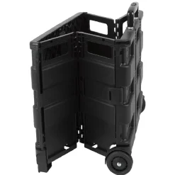 Rangement|Gifi Caisse pliante 45 Là roulettes noir