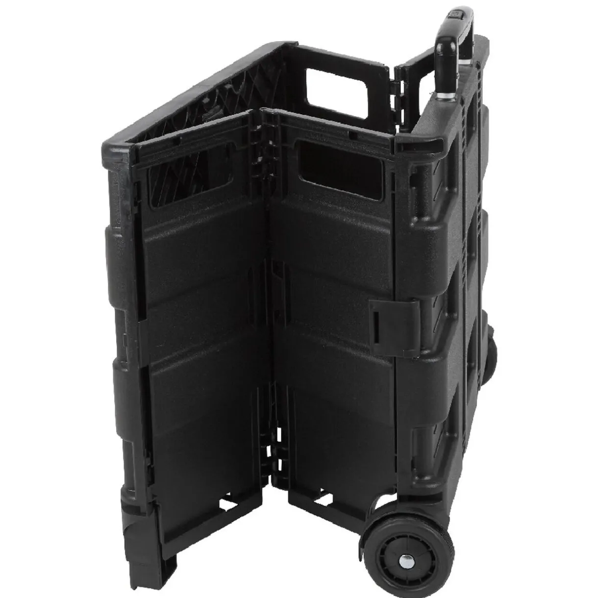 Rangement|Gifi Caisse pliante 45 Là roulettes noir