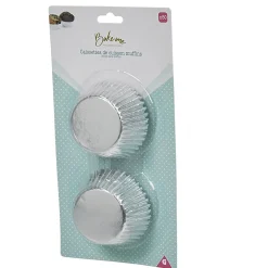 Caissette à muffin en aluminium gris x80^Gifi Discount