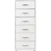 Rangement|Gifi Caisson 6 tiroirs 4 roues blanc