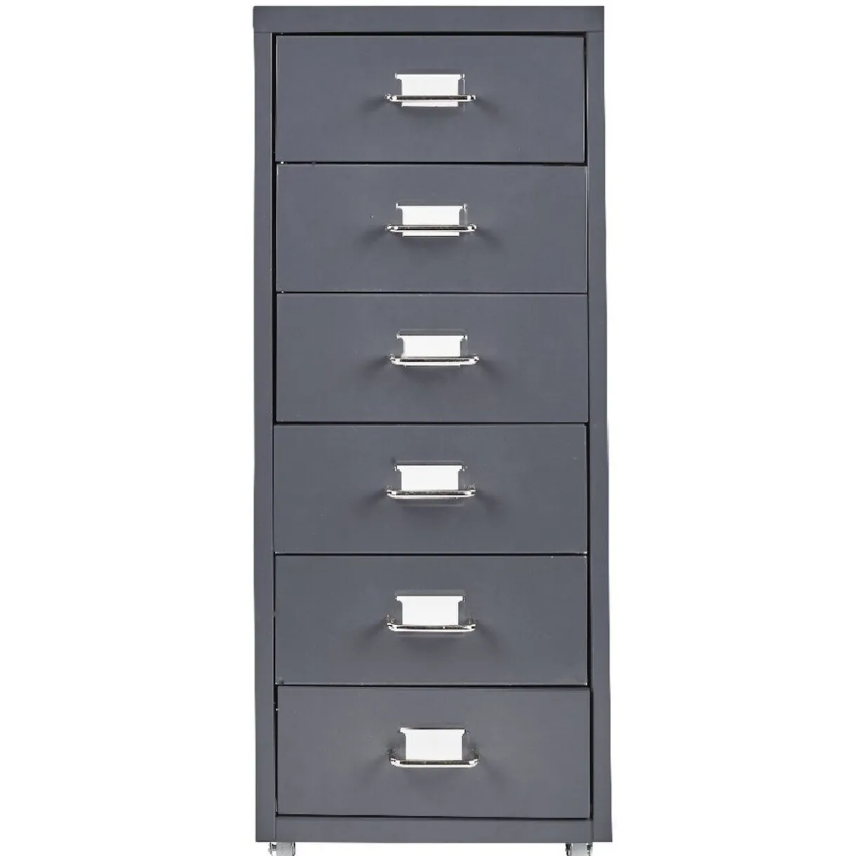 Rangement|Gifi Caisson 6 tiroirs 4 roues noir