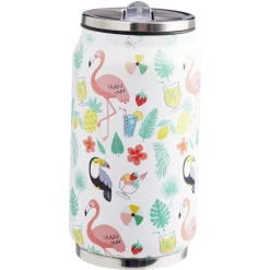 Canette isotherme inox imprimé tropical 260 ml^Gifi Clearance