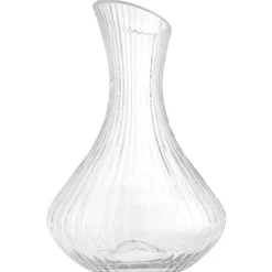 Carafe à décanter 1,5L strie en relief verre transparent^Gifi Hot