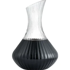 Carafe à décanter 1,5L strie en relief verre transparent^Gifi Hot