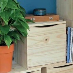 Rangement|Gifi Casier de rangement bloc tiroir pin