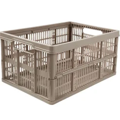 Rangement|Gifi Casier pliant gris 32 L x2