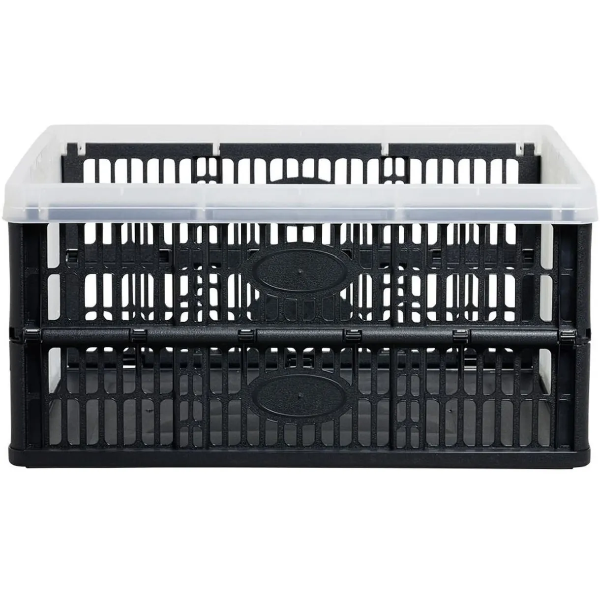 Rangement|Gifi Casier pliant 32L noir et blanc