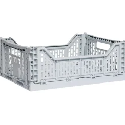 Rangement|Gifi Casier pliant plastique rose 15 L