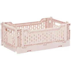 Rangement|Gifi Casier pliant plastique rose 4 L